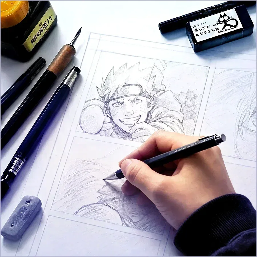 Disegno manga, storyboard e narrazione