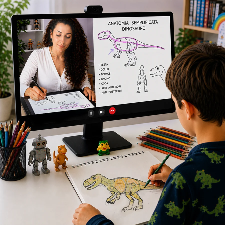 Corso manga online per bambini 7-8 anni