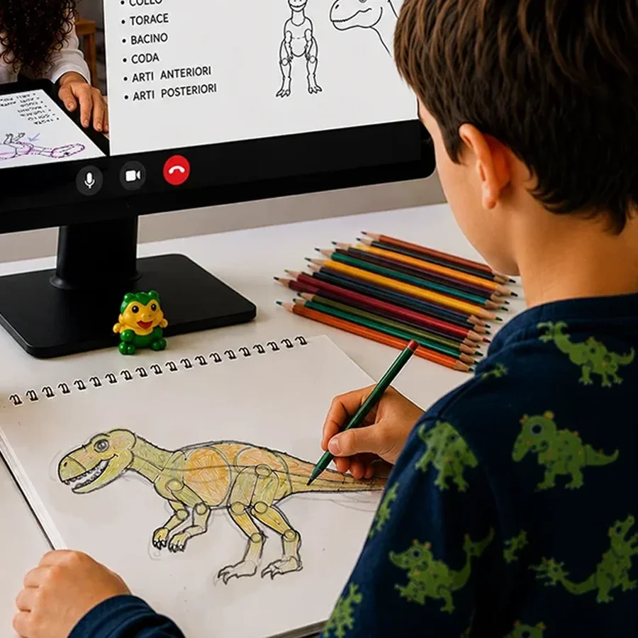 Corso Manga Online per bambini con lezione dal vivo