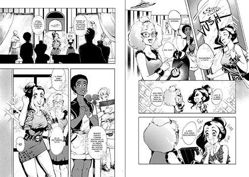 Tavola realizzata da Giulia Negri per la Master Class Manga