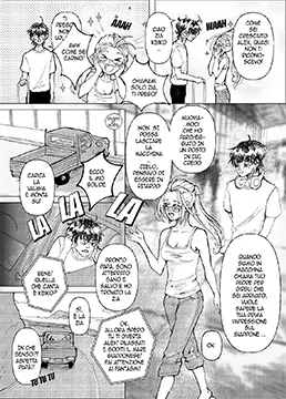 Tavola realizzata da Luna Guerra per la Master Class Manga