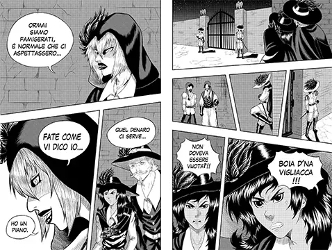 Tavola realizzata da Marco Tassi per la Master Class Manga