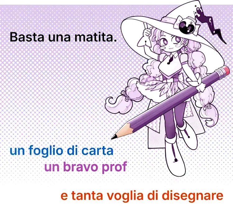 Basta una matita: introduzione al Corso di Manga per Bambini