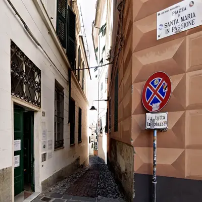 Sede della Scuola di Manga a Genova in Via di Santa Maria di Castello