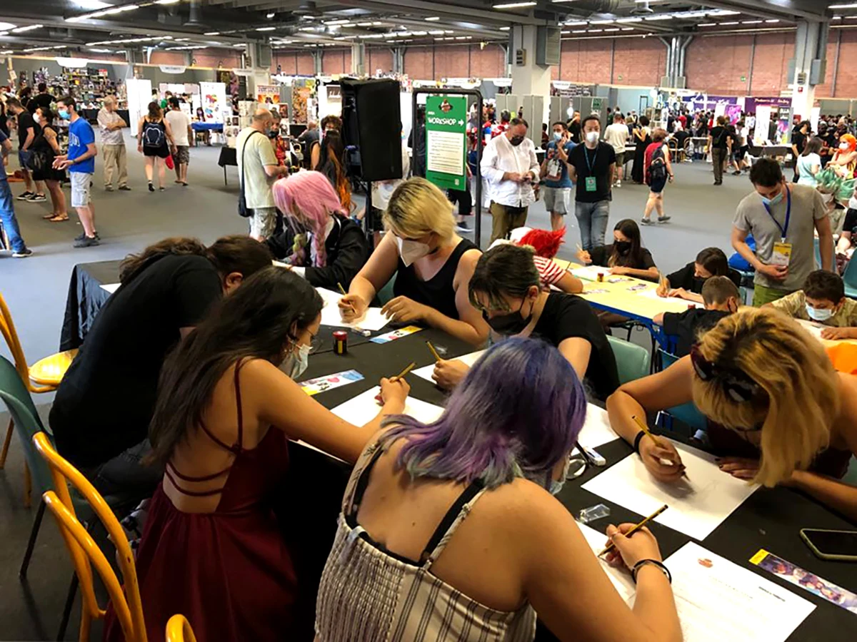 Attività della Scuola di Manga a Modena Nerd – 2021