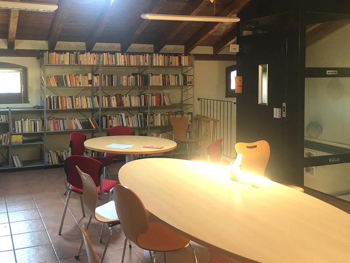Interno della sede dei corsi di manga a Modena – 2021